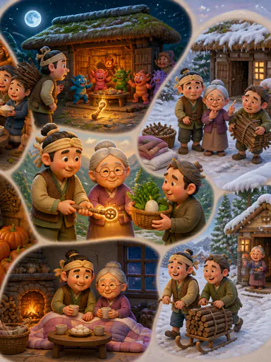 도깨비 방망이 동화 표지
